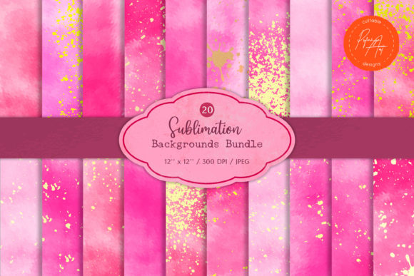 Download Digital Paper, Pink Watercolor Textures - Color Collection
