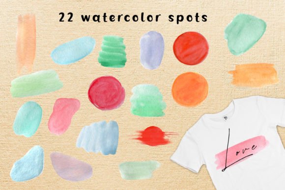 Download Watercolor Stains. Clipart Splash - Color Collection