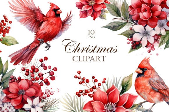 Download Watercolor Christmas Clipart. - Color Collection