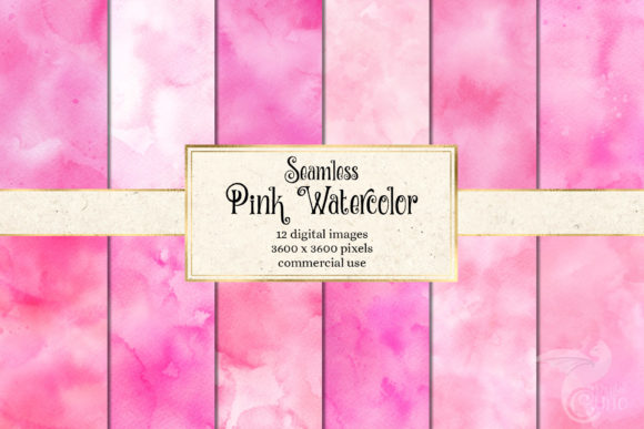 Download Pink Watercolor Textures - Color Collection