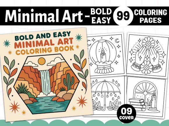 Download Bold Easy Minimal Art Coloring Pages - Color Collection