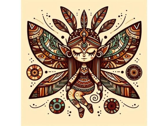 Download Tribal Fairy with Bold, Earthy Colors an - Color Collection