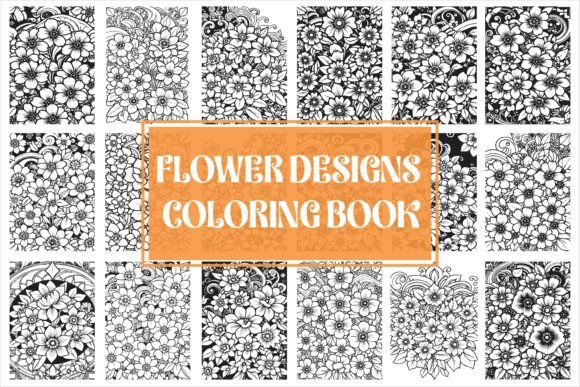 Download Beautiful Bold Flowers Coloring Page - Color Collection