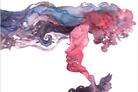 Download Abstract Painting Water Color of Beauty - Color Collection